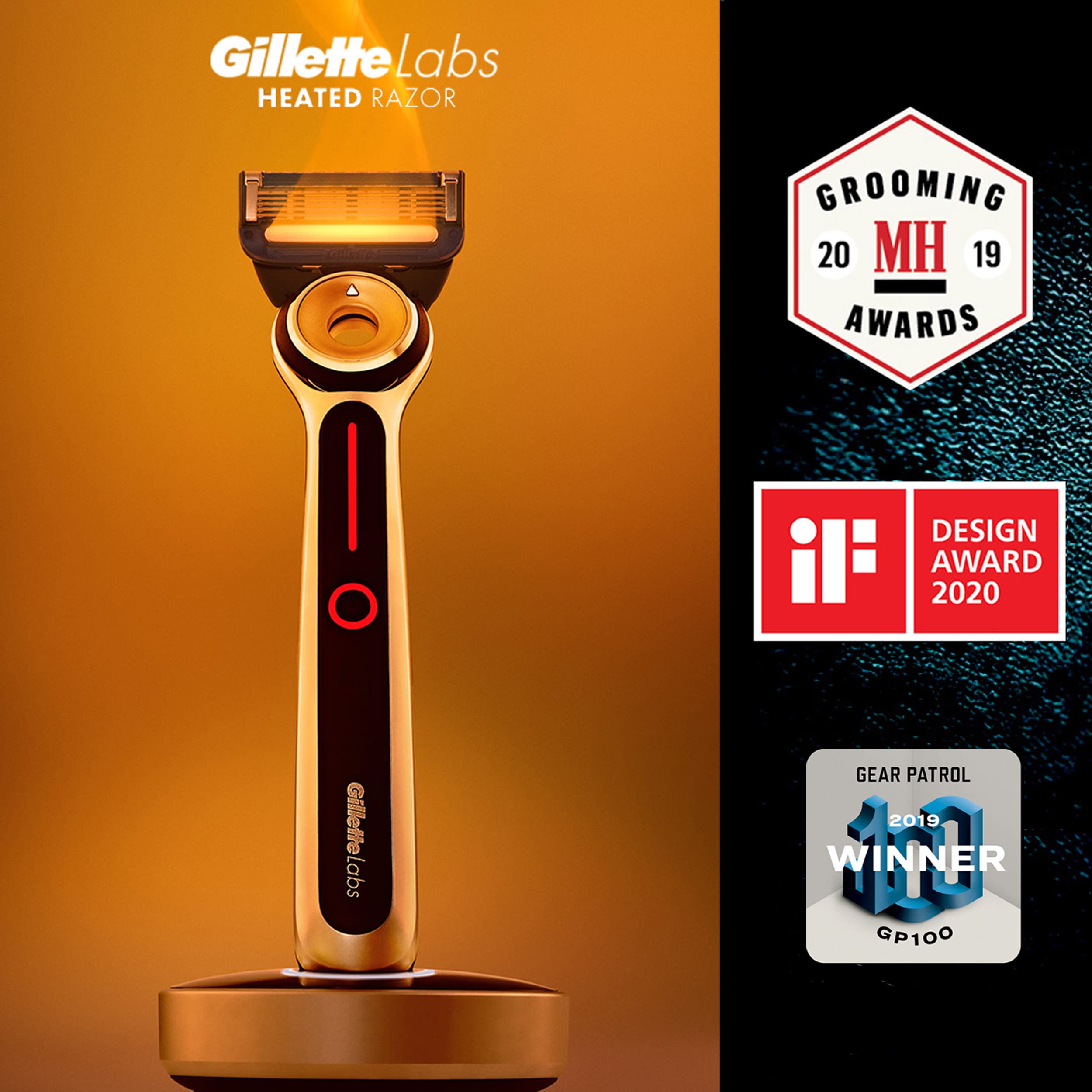 Foto 7 pulgar | Kit De Afeitado De Viaje Heated Razor Gillette Gillettelabs Deluxe - Venta Internacional.