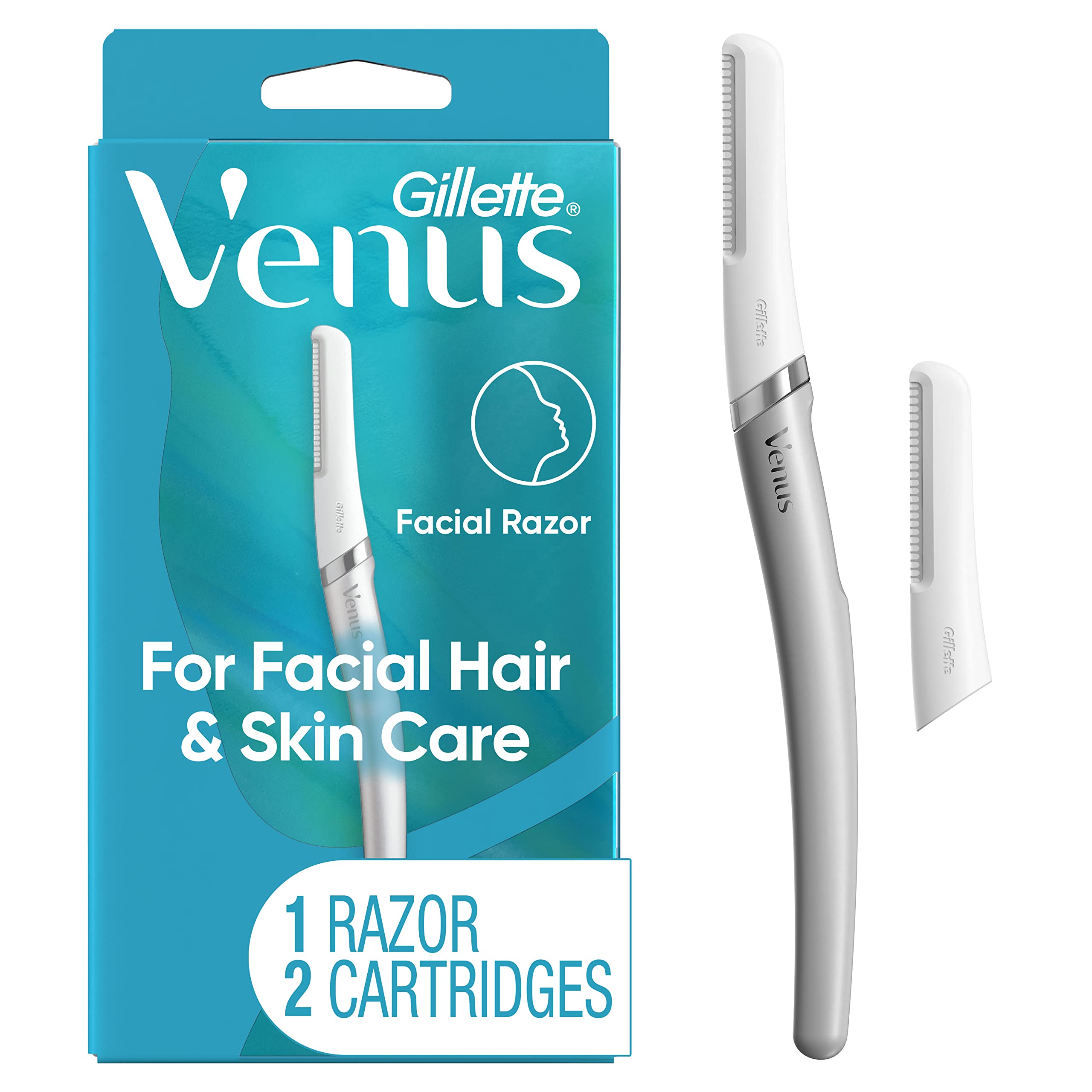 Foto 2 pulgar | Herramienta De Dermaplaning Gillette Venus Con 2 Recambios De Cuchillas Para Mujer - Venta Internacional.