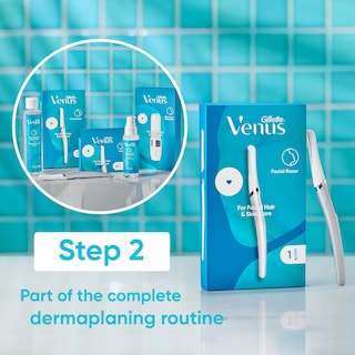 Foto 6 | Herramienta De Dermaplaning Gillette Venus Con 2 Recambios De Cuchillas Para Mujer - Venta Internacional.