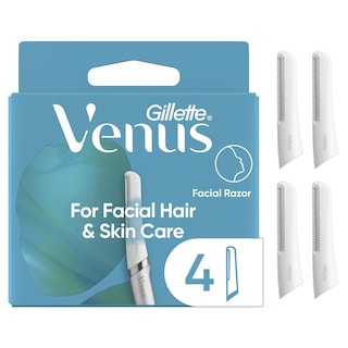 Foto 1 | Recambios Para Maquinillas De Afeitar Faciales Gillette Venus Dermaplaning, 4 Unidades - Venta Internacional.