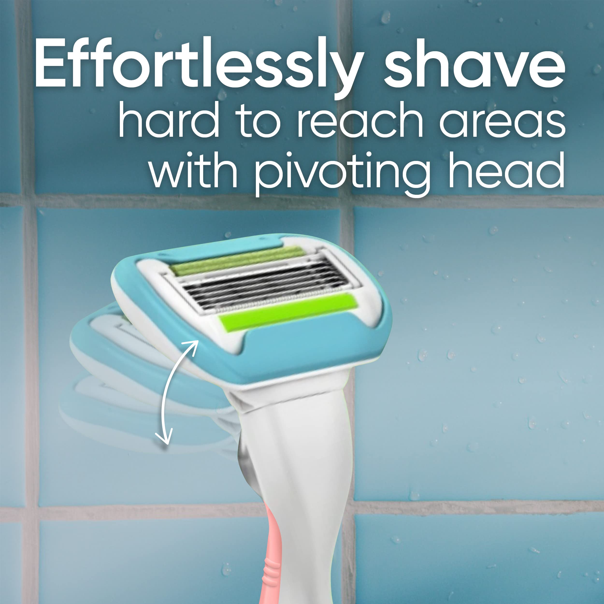 Foto 7 pulgar | Razor Gillette Venus Extra Smooth Pink + 2 Recambios Para Mujer - Venta Internacional.