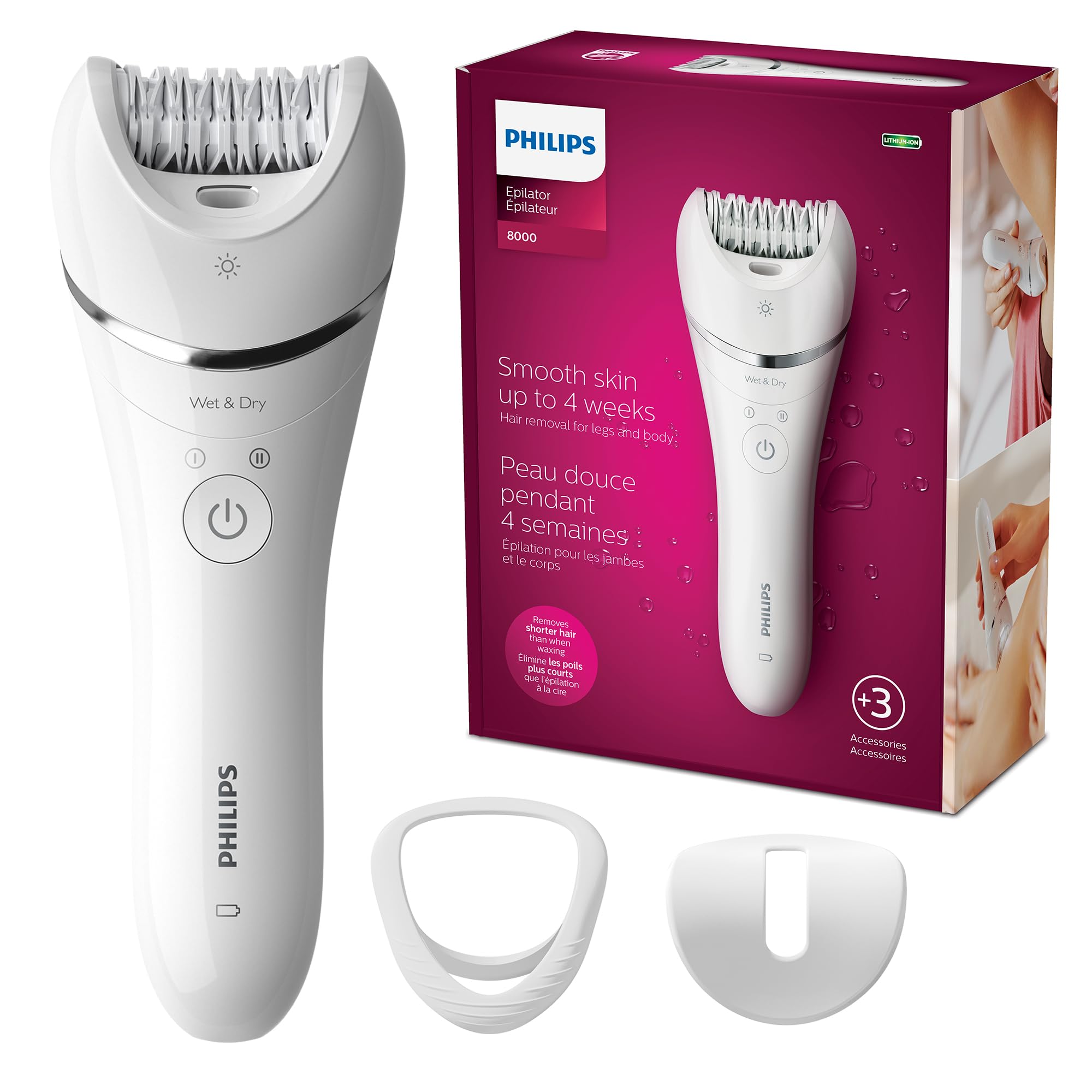 Foto 2 pulgar | Depiladora Philips Beauty Series 8000 Bre700/04 Para Mujer - Venta Internacional.