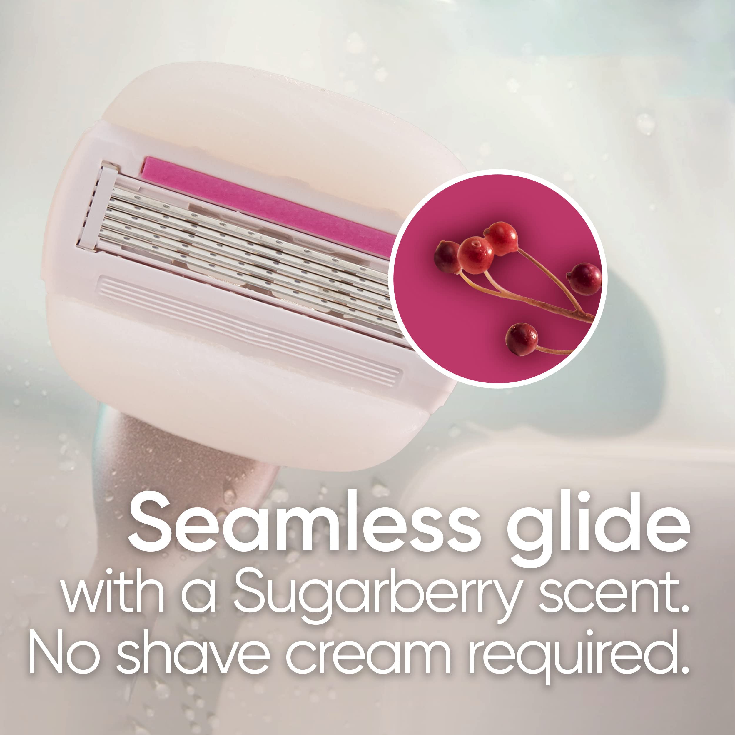 Foto 7 | Razors Gillette Venus Comfortglide Con Recambios Olay Sugarberry - Venta Internacional.