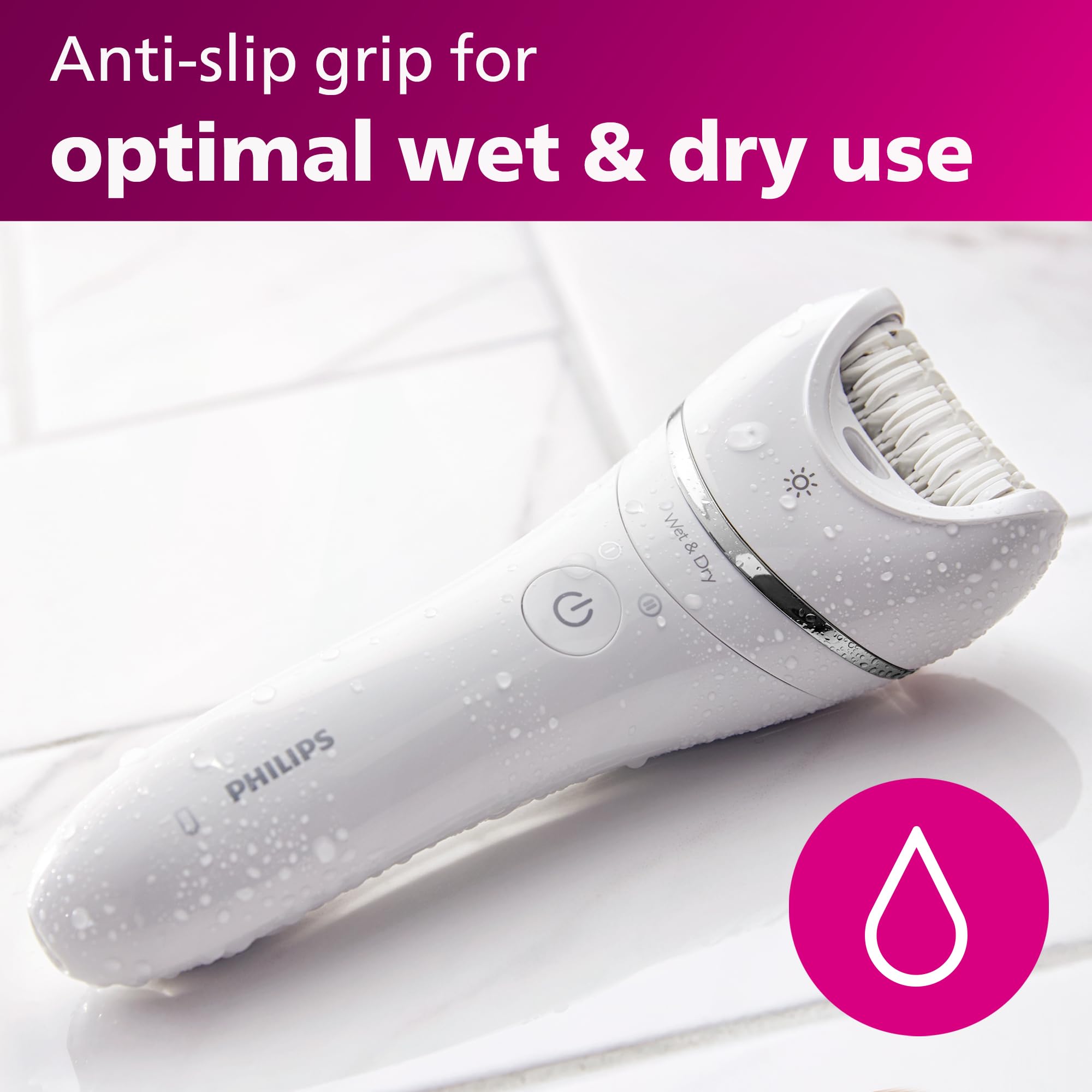 Foto 7 pulgar | Depiladora Philips Serie 8000 Bre720/14 Wet & Dry +8 Acc - Venta Internacional