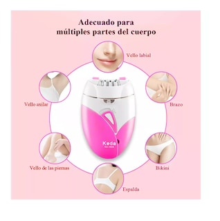 Foto 4 | Depiladora Eléctrica Portátil Y Recargable por Usb Rosa Wünd