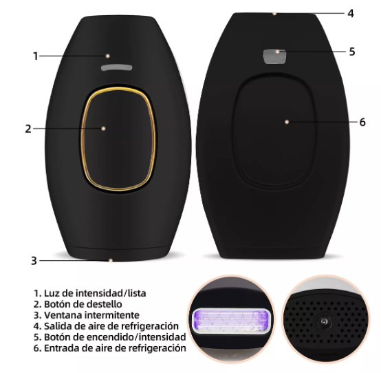 Foto 3 | Depiladora Láser De Luz Pulsada Ipl Permanente Indolora