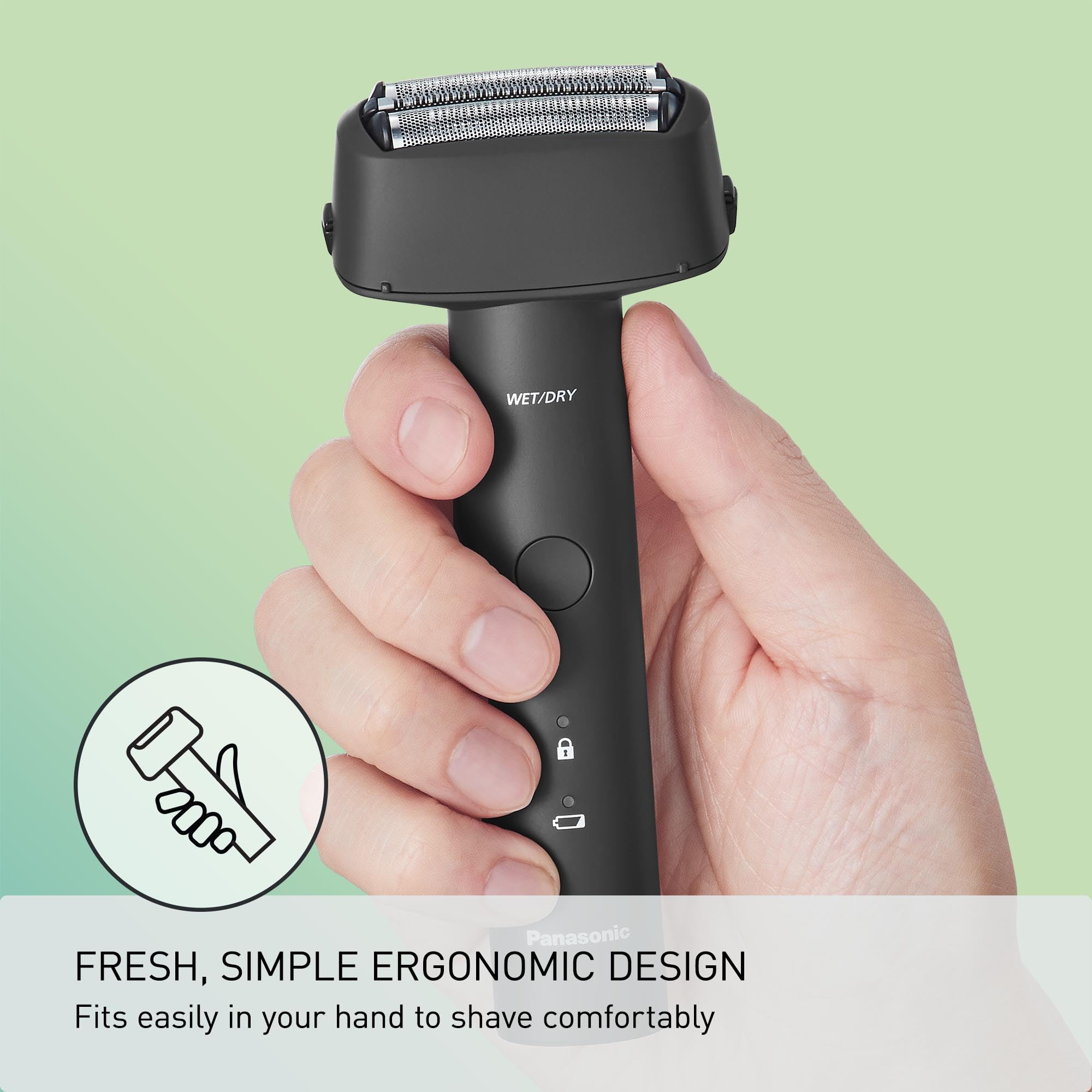 Foto 3 | Maquinilla de Afeitar Eléctrica Panasonic Es-rm3b-k Wet Dry para Hombre - Venta Internacional