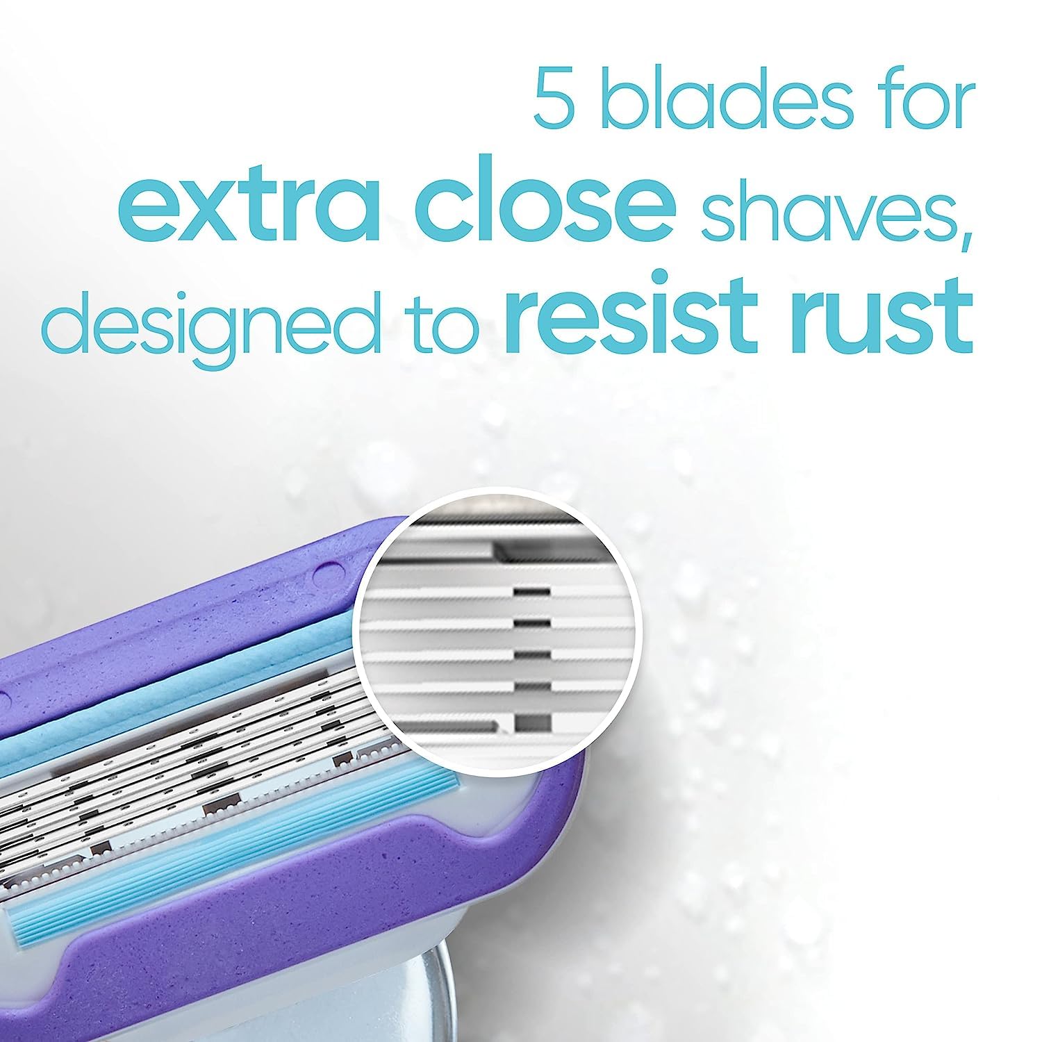 Foto 5 pulgar | Razor Gillette Venus Deluxe Smooth Platinum Con 1 Hoja De Repuesto - Venta Internacional.