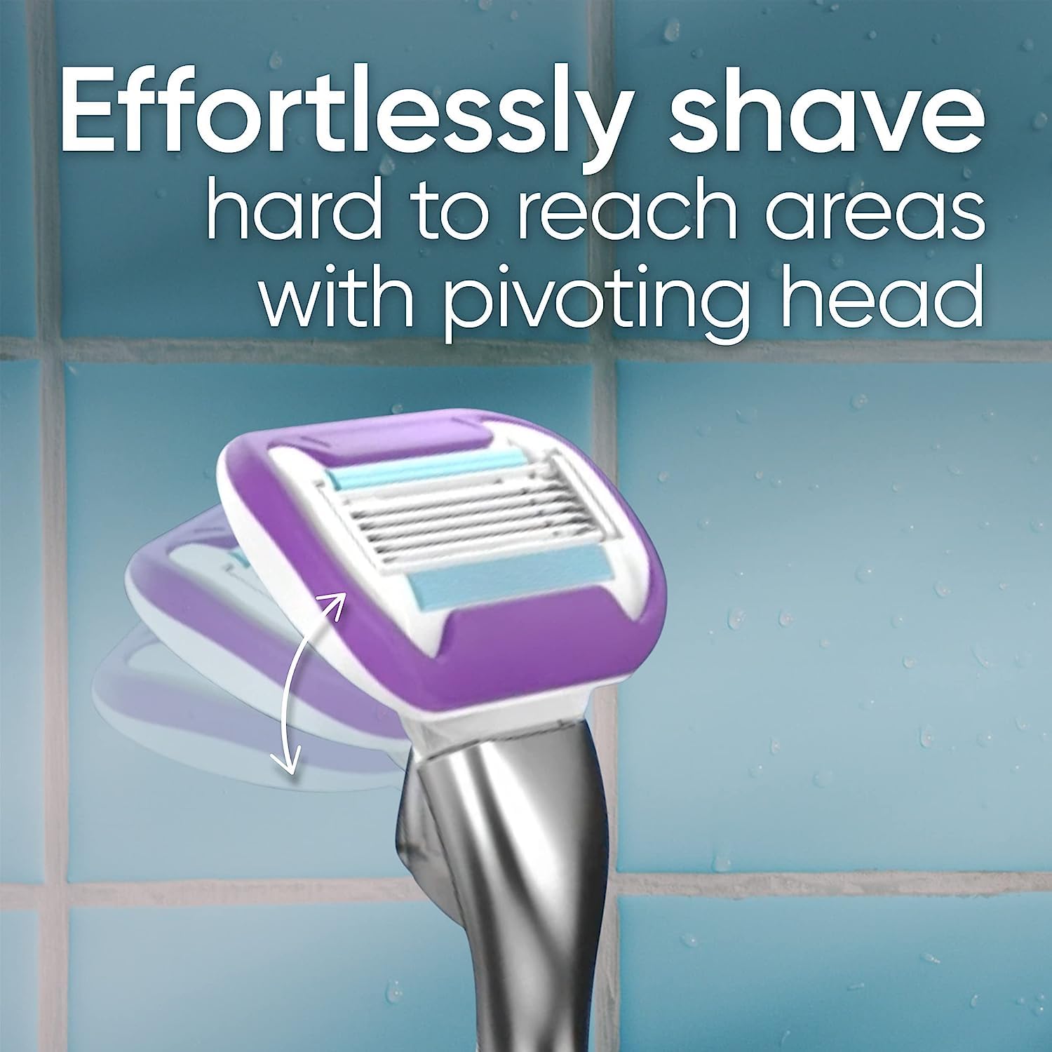Foto 7 pulgar | Razor Gillette Venus Deluxe Smooth Platinum Con 1 Hoja De Repuesto - Venta Internacional.