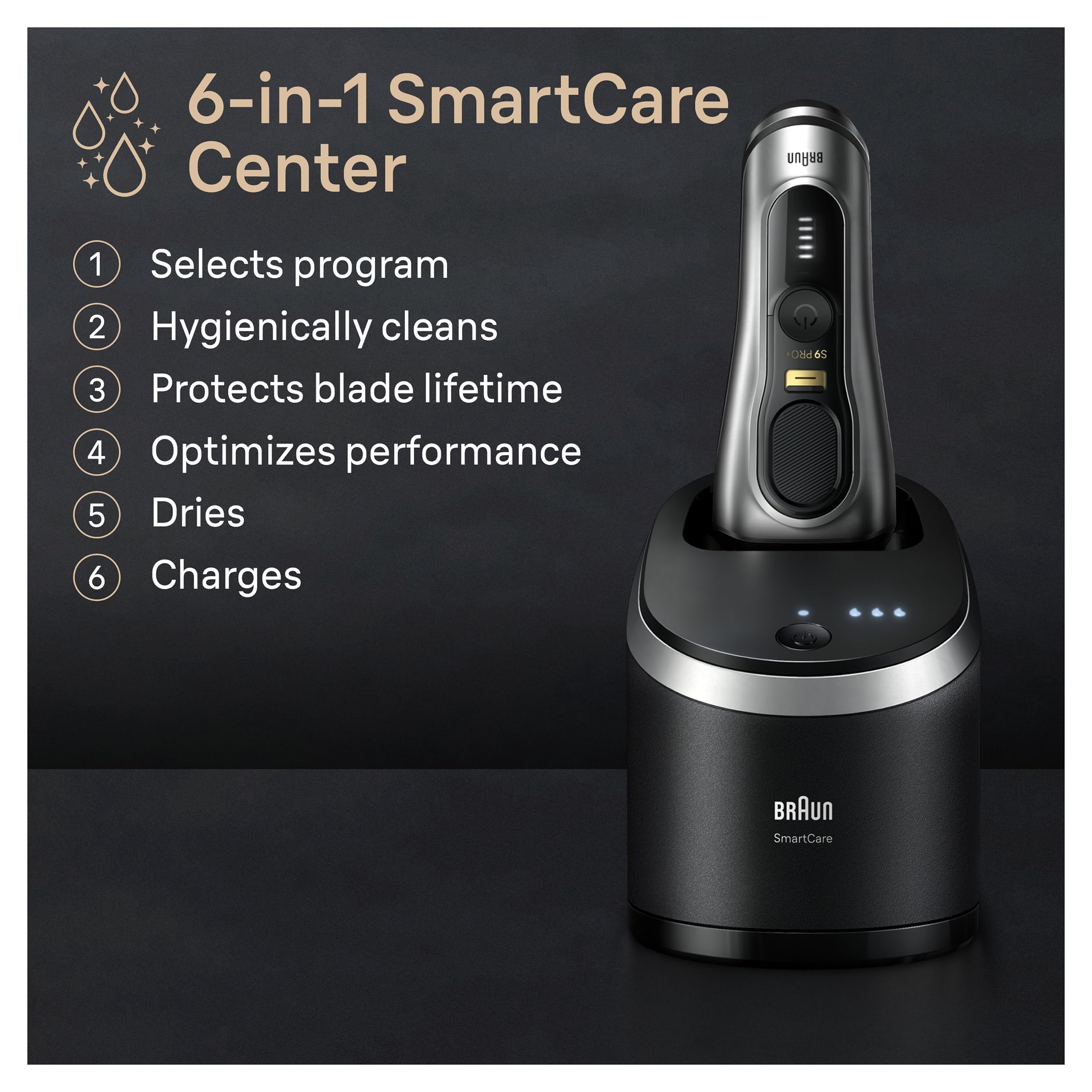 Foto 6 pulgar | Maquinilla De Afeitar Eléctrica Braun Series 9 Pro+ 9567cc Para Hombre - Venta Internacional.
