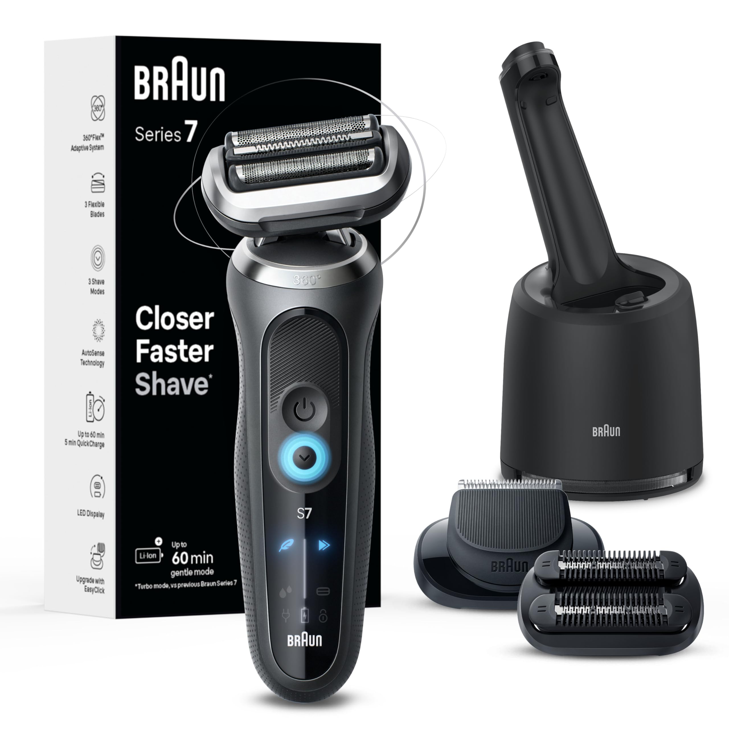 Foto 2 pulgar | Afeitadora Eléctrica Braun Series 7 7185 Cc Para Hombre Húmedo Y Seco - Venta Internacional.