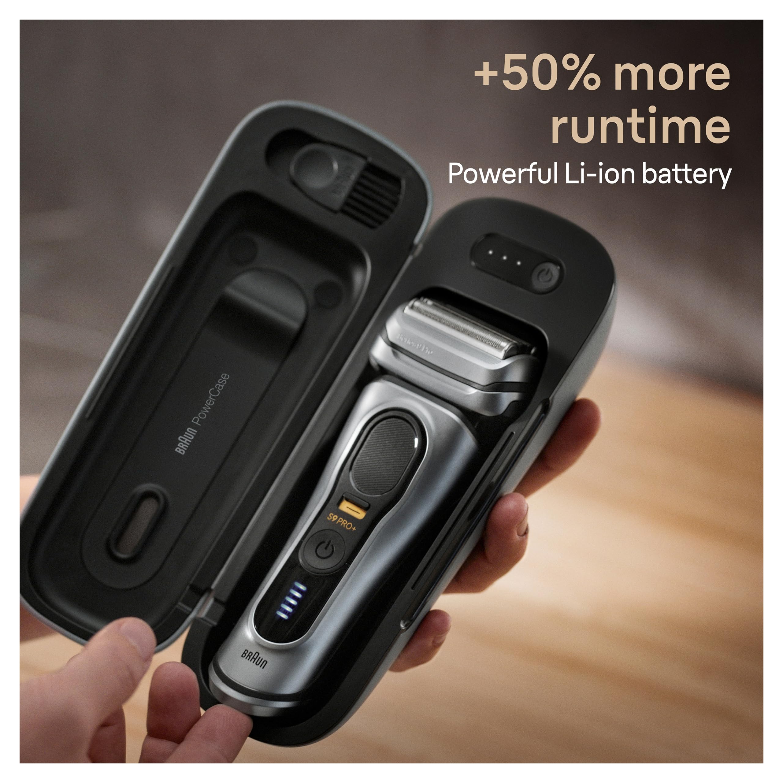 Foto 4 | Maquinillas De Afeitar Eléctricas Powercase Braun Para Hombre, Serie 9/8 - Venta Internacional.