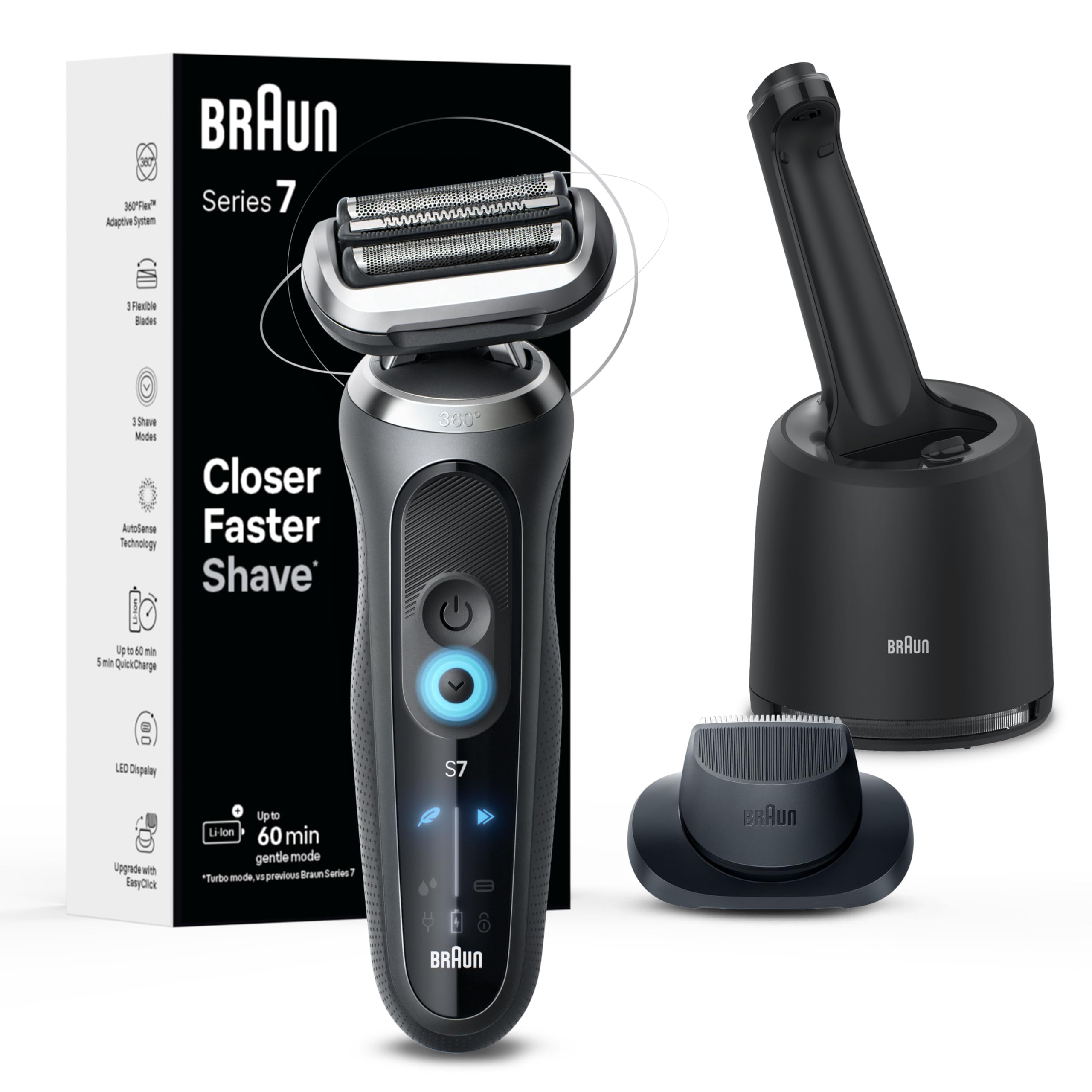 Foto 2 pulgar | Afeitadora Eléctrica Braun Series 7 7171cc Para Hombre Húmedo Y Seco - Venta Internacional.