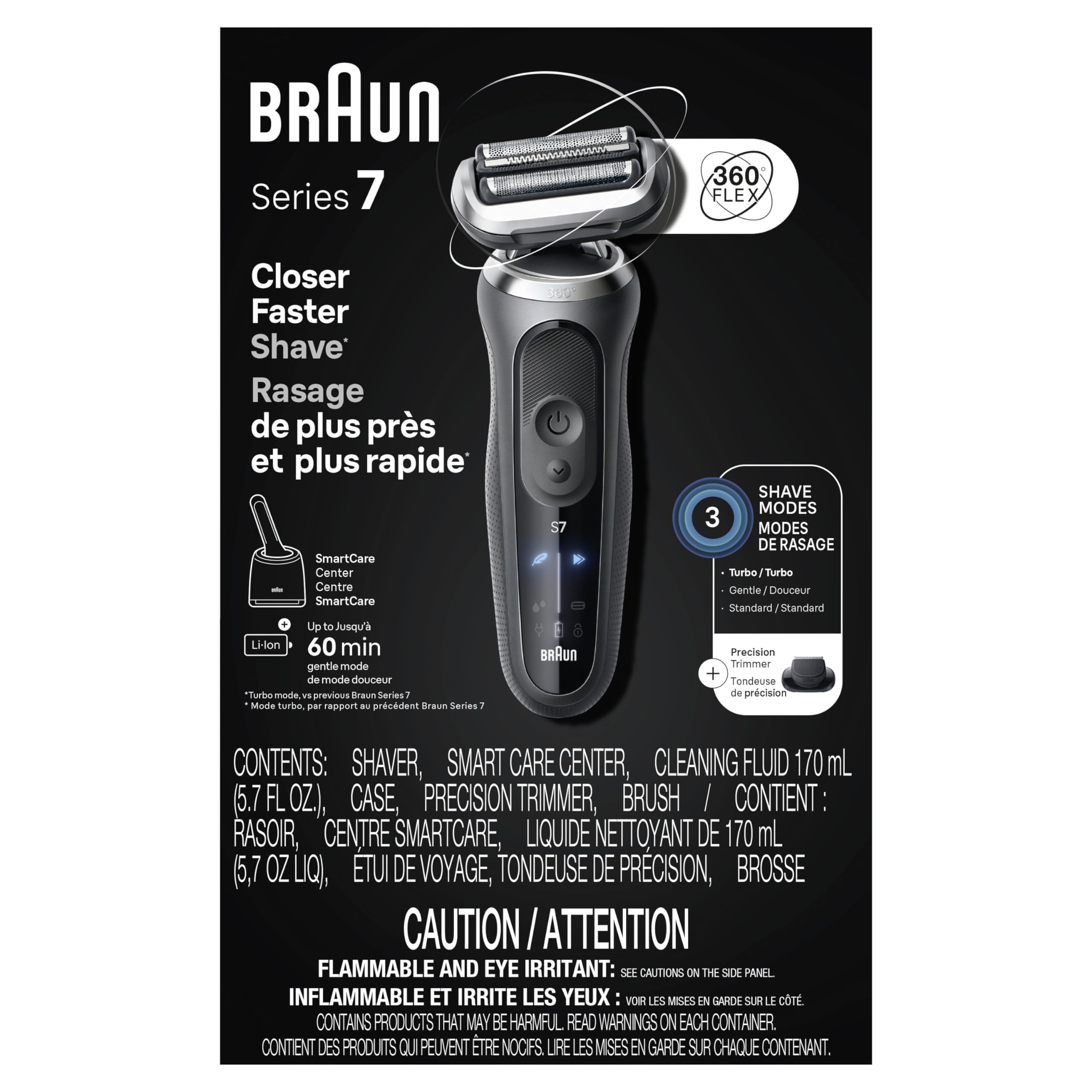 Foto 8 pulgar | Afeitadora Eléctrica Braun Series 7 7171cc Para Hombre Húmedo Y Seco - Venta Internacional.