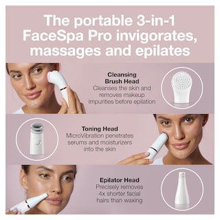 Foto 6 | Depiladora Facial Braun Portátil-Venta Internacional