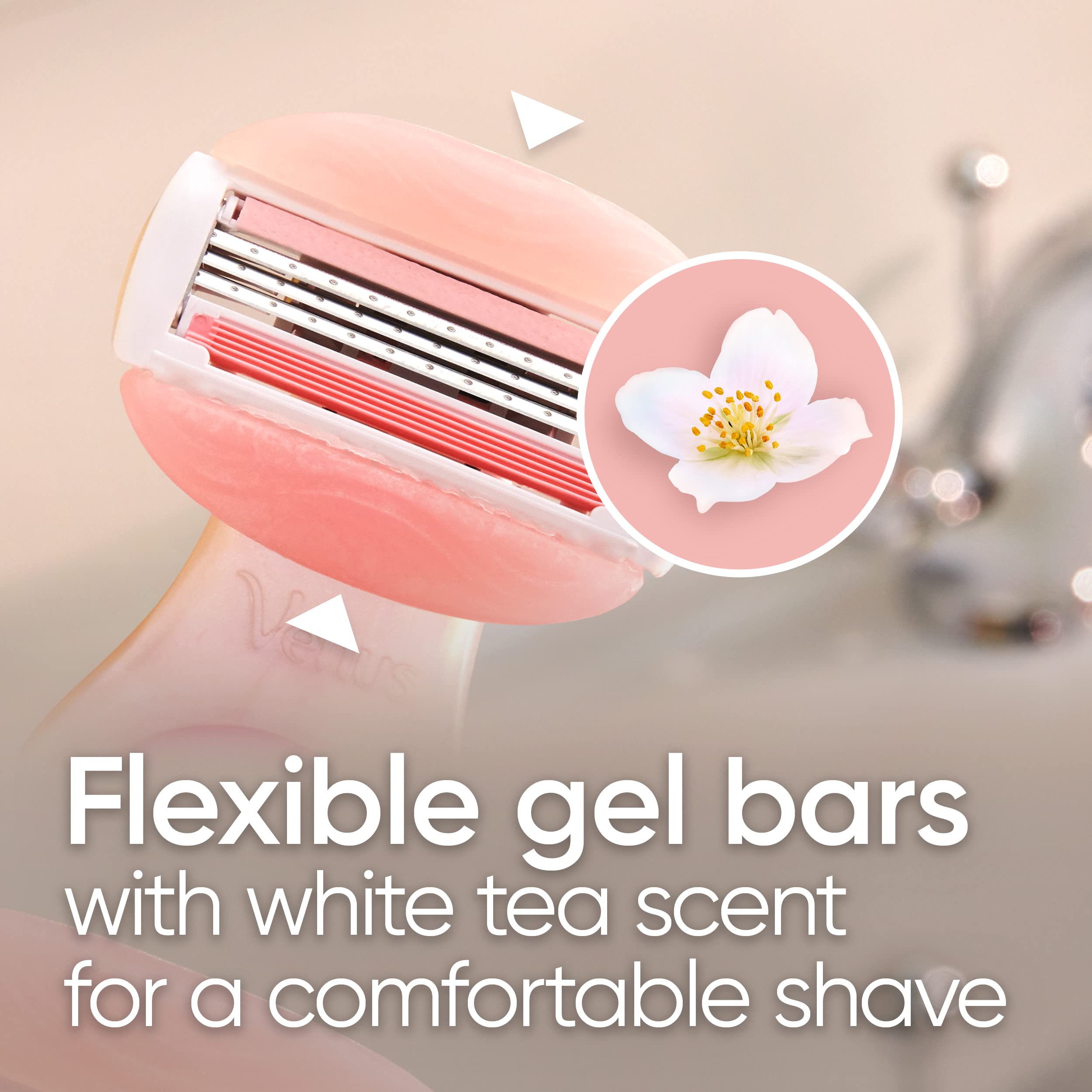 Foto 6 pulgar | Razors Gillette Venus Mini Comfortglide White Tea Para Mujer - Venta Internacional.