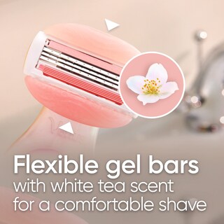 Foto 5 | Razors Gillette Venus Mini Comfortglide White Tea Para Mujer - Venta Internacional.