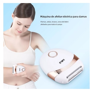 Foto 4 | Depiladora Eléctrica Lab.g Rasuradora Eléctrica De Mujer, Blanco Dorado
