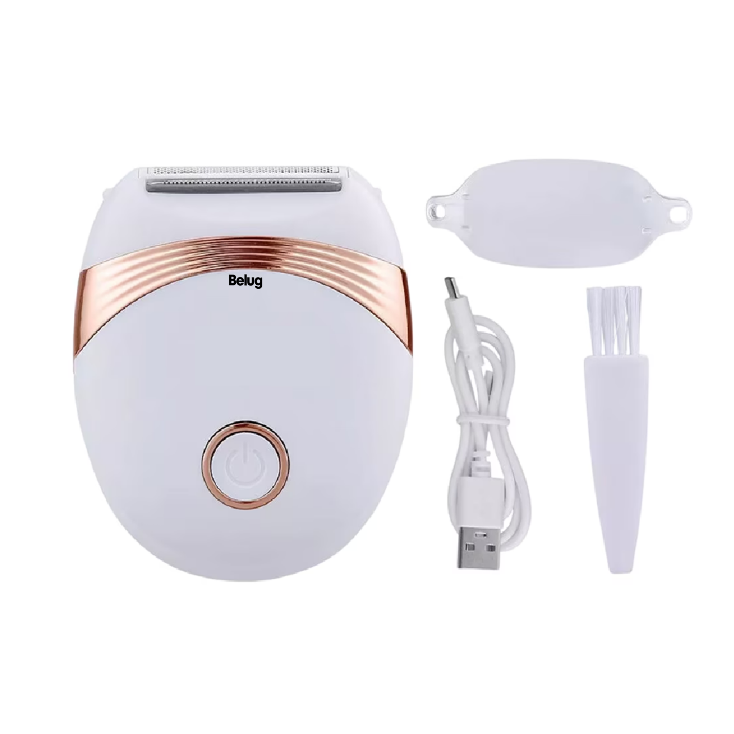 Foto 2 pulgar | Depiladora Eléctrica Belug Blanca para Mujer