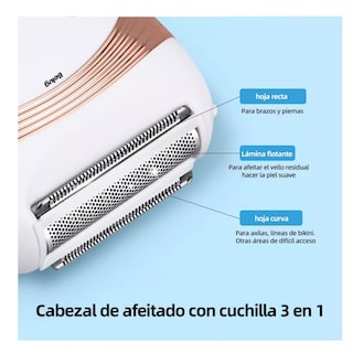 Foto 5 | Depiladora Eléctrica Belug Blanca para Mujer