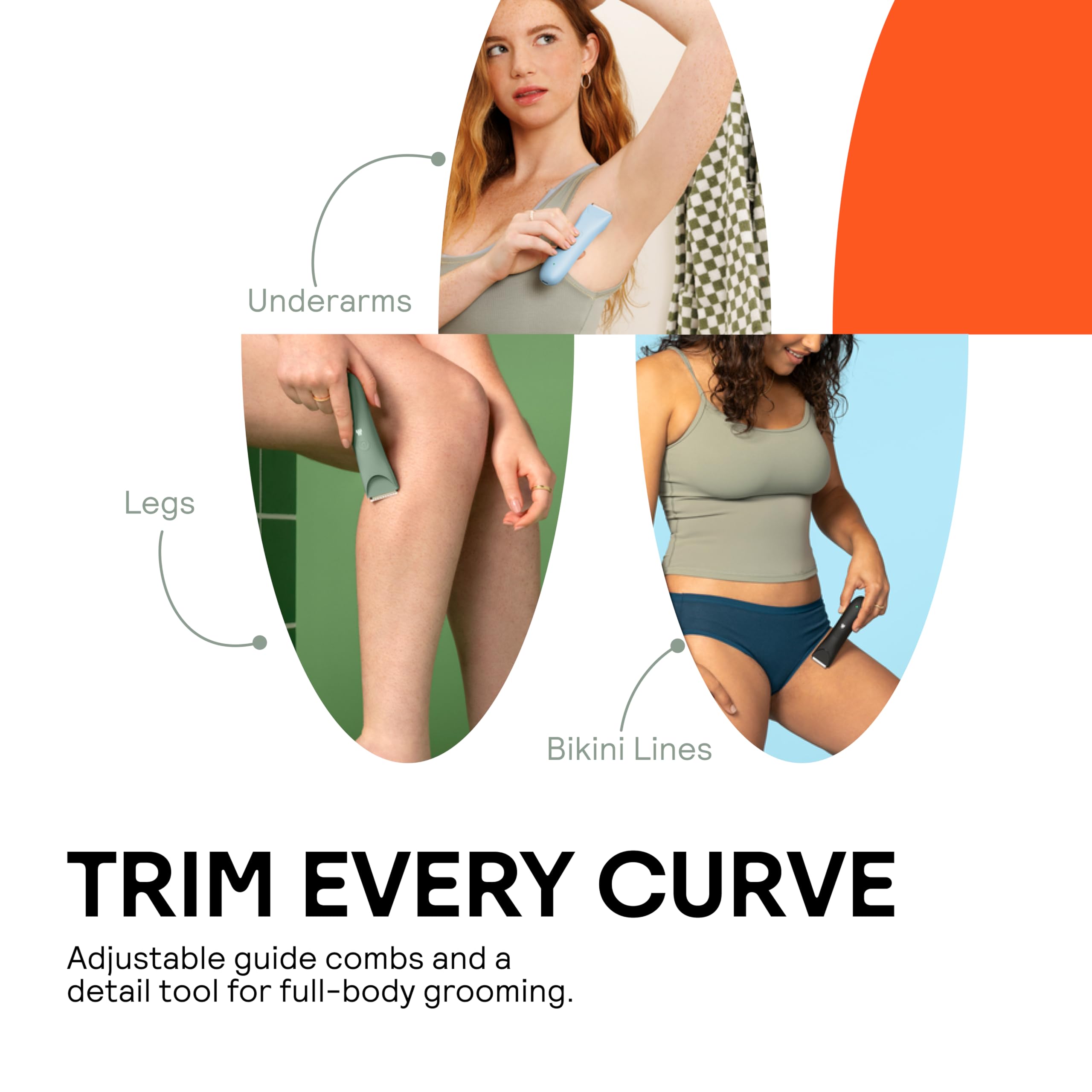 Foto 3 | Maquinilla Eléctrica Meridian Slimmer Recortadora Para Mujer - Venta Internacional.