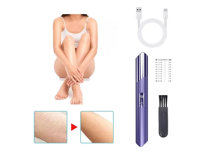 Depiladora Corporal Recargable Xtellar Púrpura