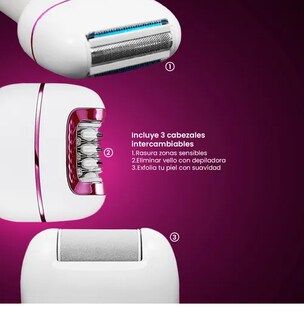 Foto 4 | Xtellar Depiladora Corporal Eléctrica Recargable E Inalámbrica - Versatilidad Y Comodidad Para Una Piel Perfecta