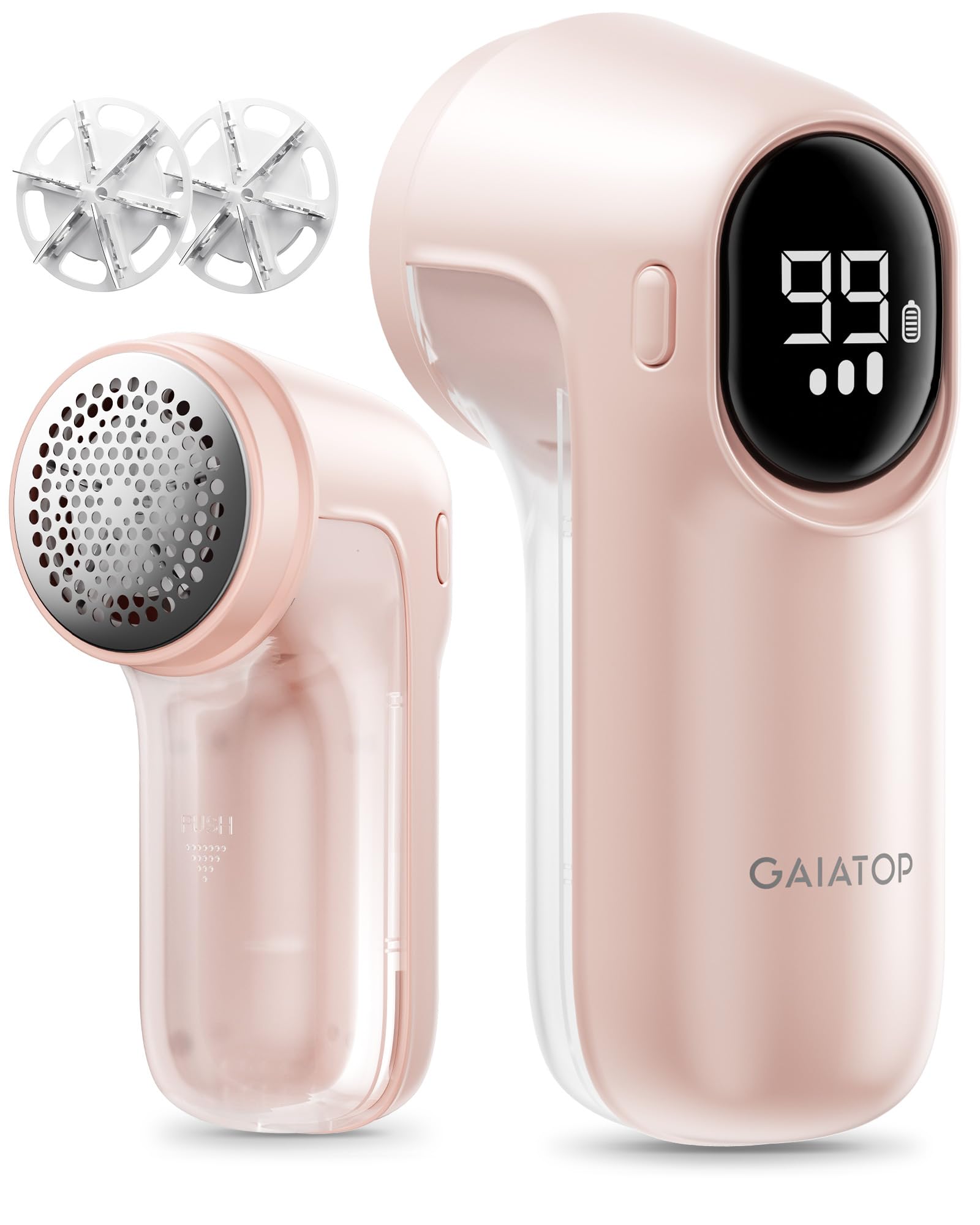 Foto 2 pulgar | Afeitadora de Tela Gaiatop Recargable Led Rosa - Venta Internacional