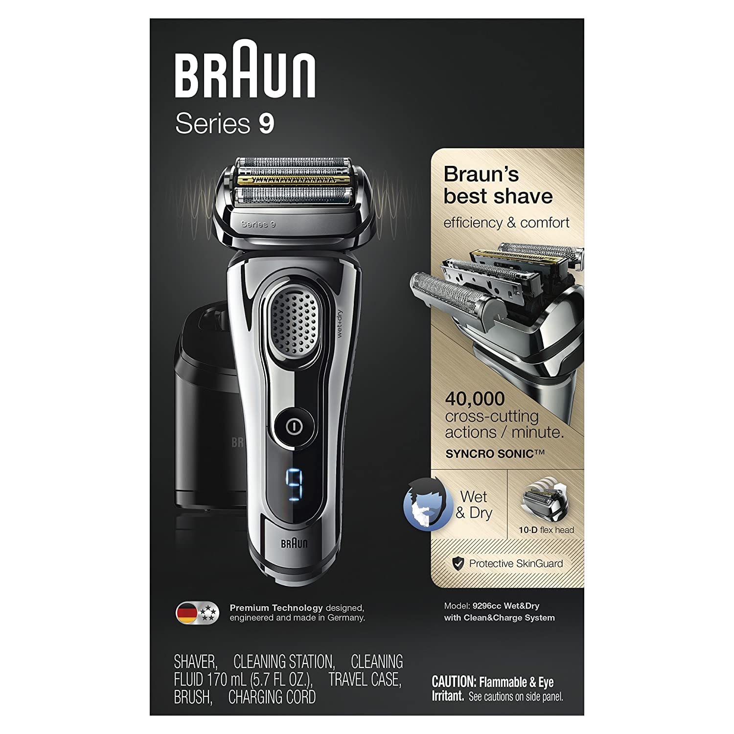Foto 7 | Maquinilla De Afeitar Eléctrica Braun Series 9 9296cc Para Hombre - Venta Internacional.