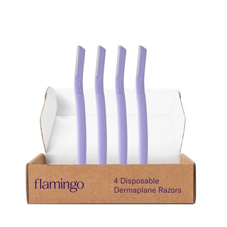 Foto 1 | Maquinillas De Afeitar Dermaplane Flamingo 4, Desechables, De Una Sola Hoja, Para Mujer - Venta Internacional.