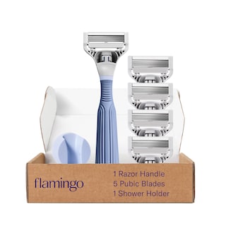 Foto 1 | Set De Inicio Pubic Hair Razor Flamingo Para Mujer Con 4 Recambios - Venta Internacional.