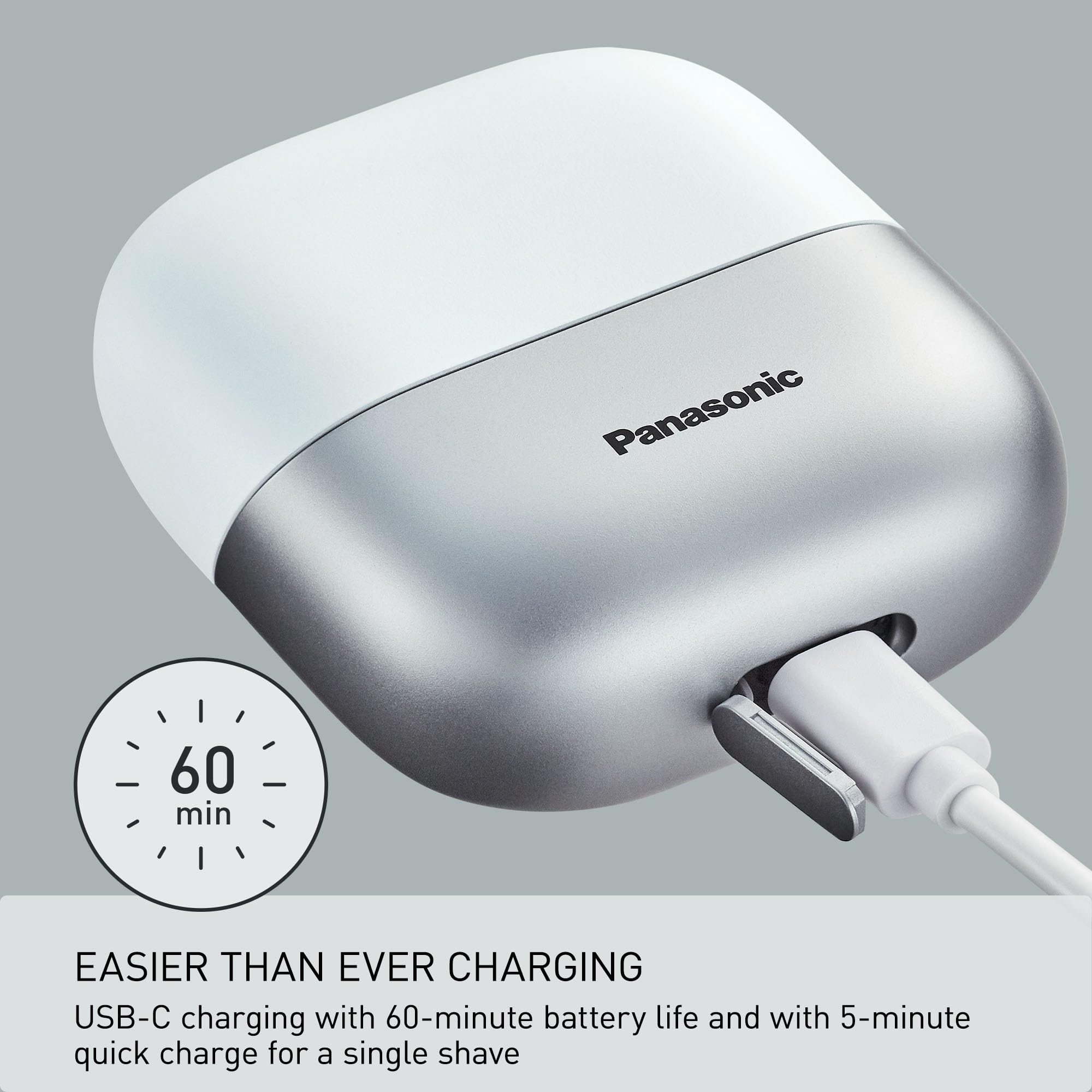 Foto 5 pulgar | Maquinilla De Afeitar Eléctrica Panasonic Swipe Right Compact Es-cm3a-w - Venta Internacional.