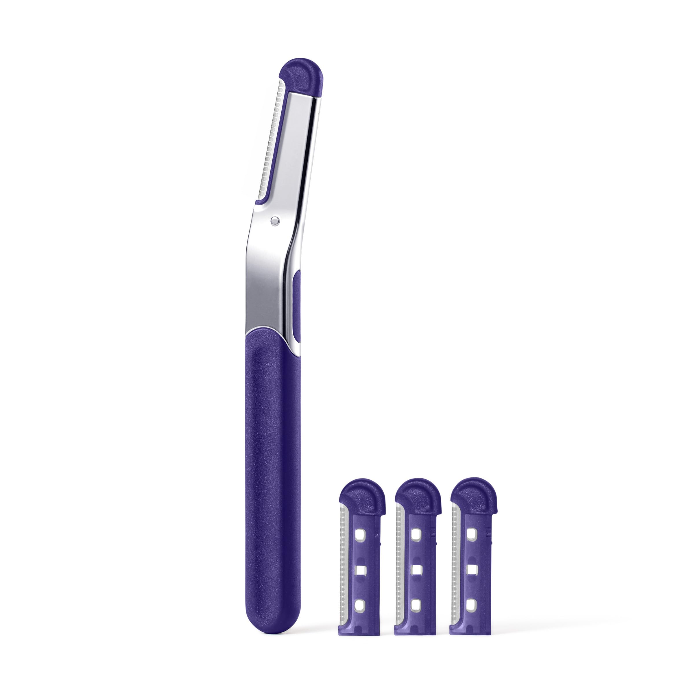El Kit De Maquinillas De Afeitar Dermaplane Flamingo Incluye 1 Mango Y 4 Recargables - Venta Internacional.