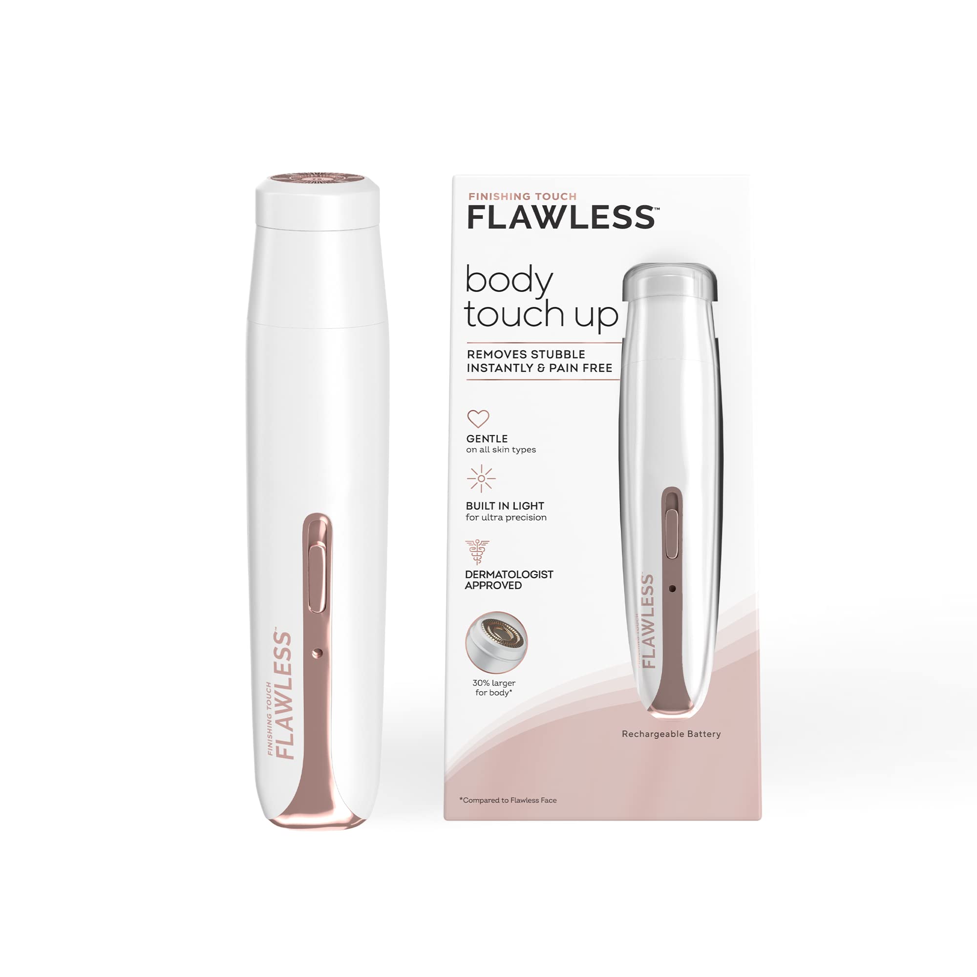 Maquinilla De Afeitar Eléctrica Finishing Touch, Impecable, Retoque Corporal Para Mujer - Venta Internacional.