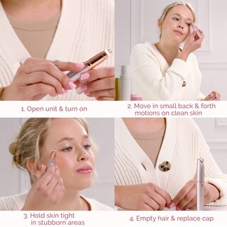 Foto 3 | Maquinilla De Afeitar Eléctrica Finishing Touch Flawless Brows Para Mujer - Venta Internacional.