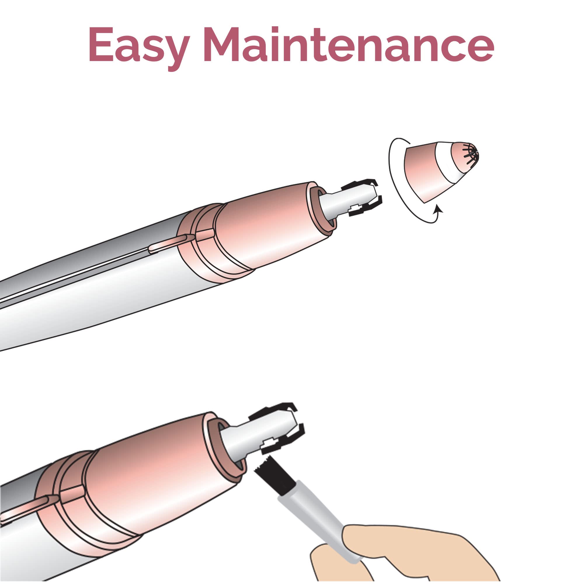 Foto 7 pulgar | Maquinilla De Afeitar Eléctrica Finishing Touch Flawless Brows Para Mujer - Venta Internacional.