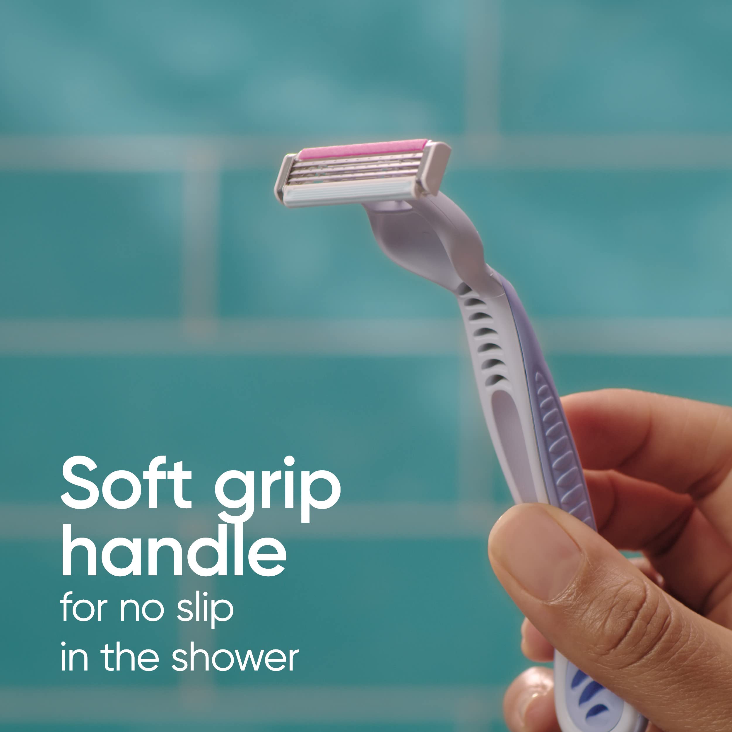 Foto 2 | Maquinillas De Afeitar Desechables Gillette Venus Simply3 Para Mujer X4 - Venta Internacional.