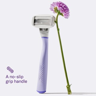 Foto 4 | Set De Afeitado Flamingo Razor Para Mujer Con 2 Recambios Y Gel De Afeitar - Venta Internacional.