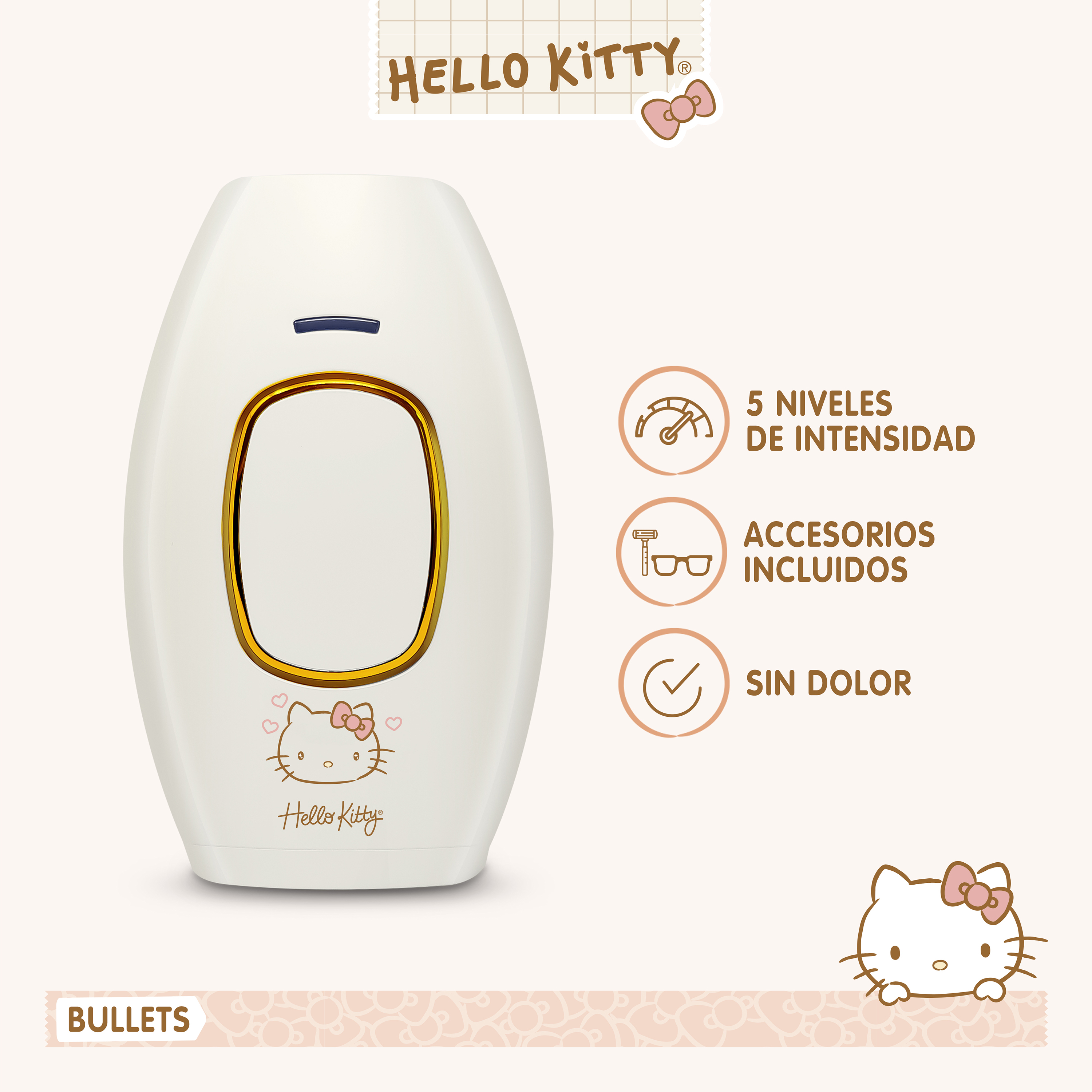 Foto 4 pulgar | Depiladora Corporal Sanrio Hello Kitty
