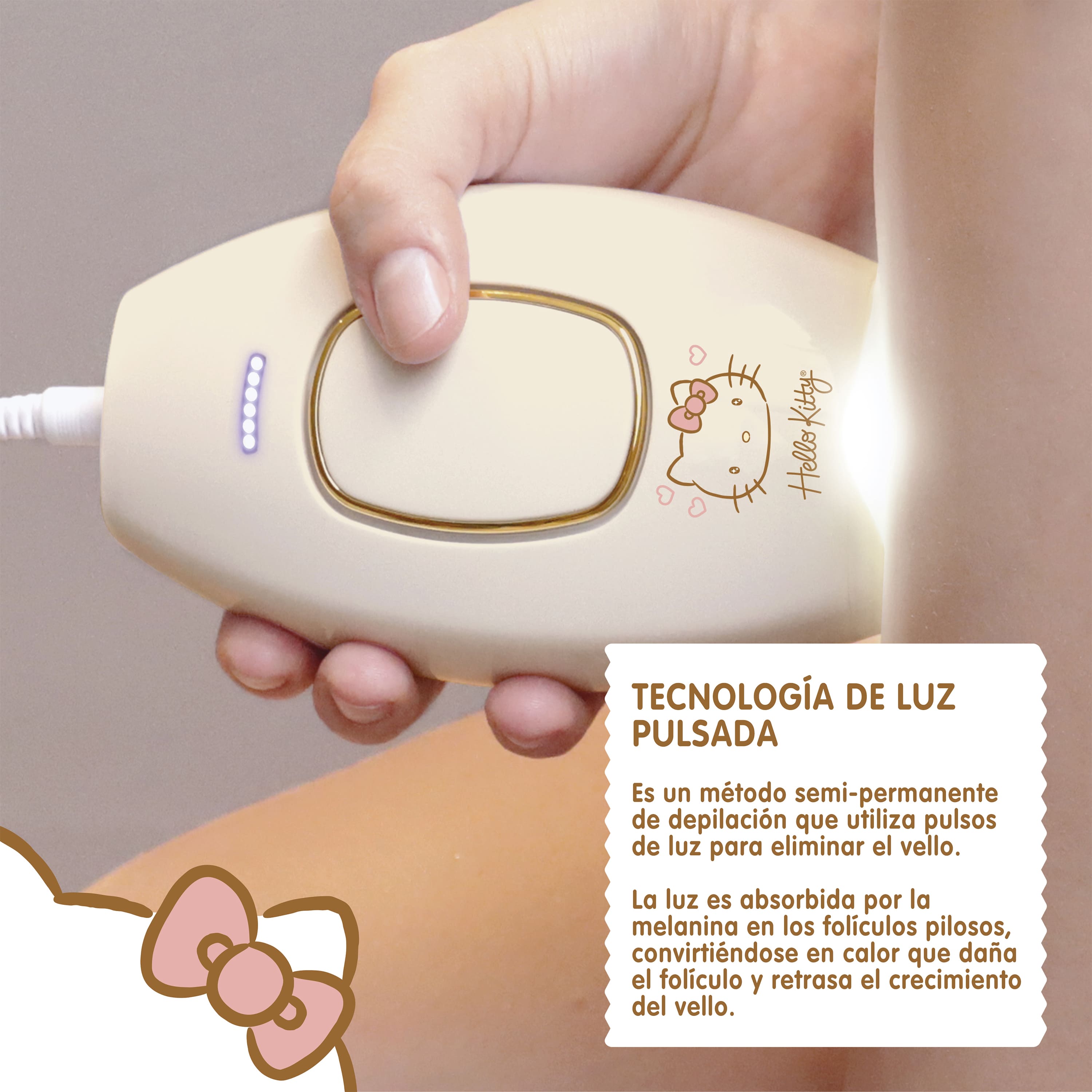 Foto 5 pulgar | Depiladora Corporal Sanrio Hello Kitty