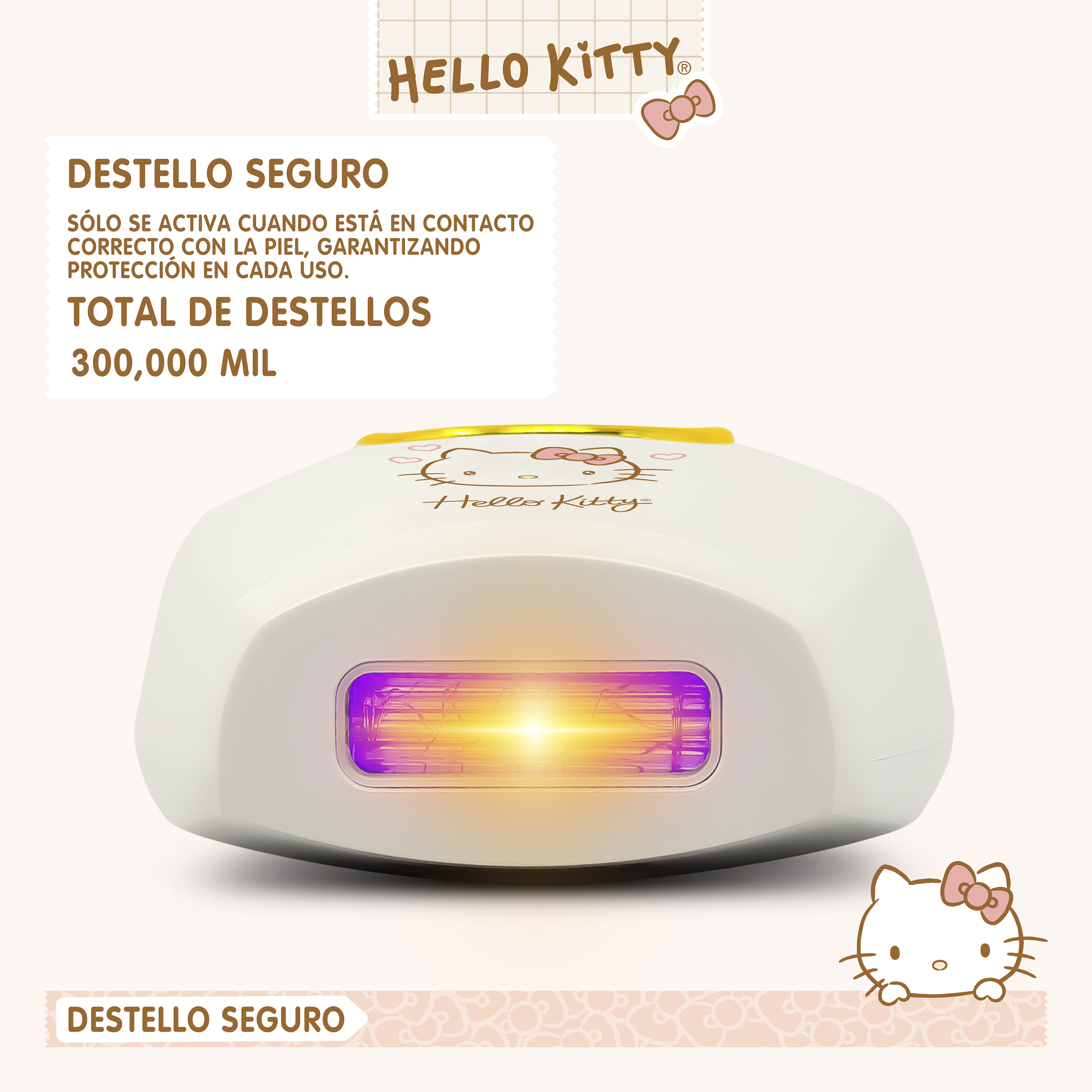 Foto 9 pulgar | Depiladora Corporal Sanrio Hello Kitty