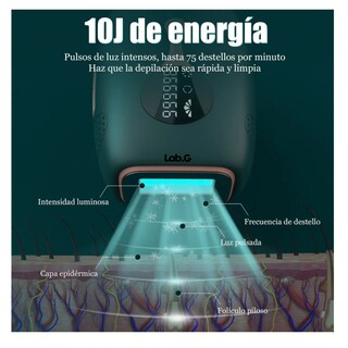 Foto 5 | Depiladora Láser Corporal Modo Frio Color Verde Fuerte 127v, Lab.g