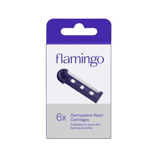 Foto 1 | Recambios Dermaplane Razor Flamingo Con 6 Cuchillas Para Mujer - Venta Internacional.