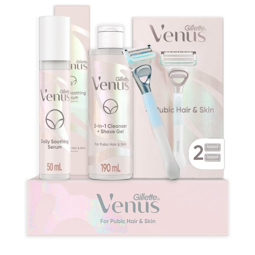 Foto 2 pulgar | Kit De Afeitado Gillette Venus Para Mujer Con 1 Asa Y 2 Recambios - Venta Internacional.