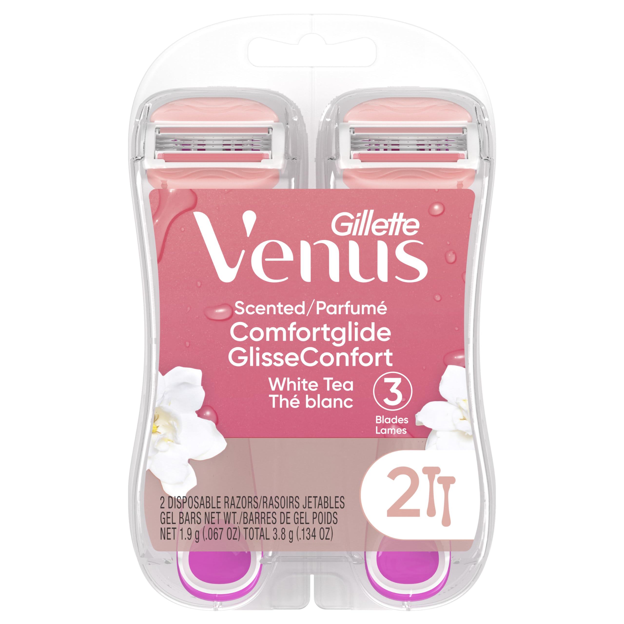 Foto 8 pulgar | Maquinilla De Afeitar Desechable Gillette Venus Comfortglide White Tea X2 - Venta Internacional.