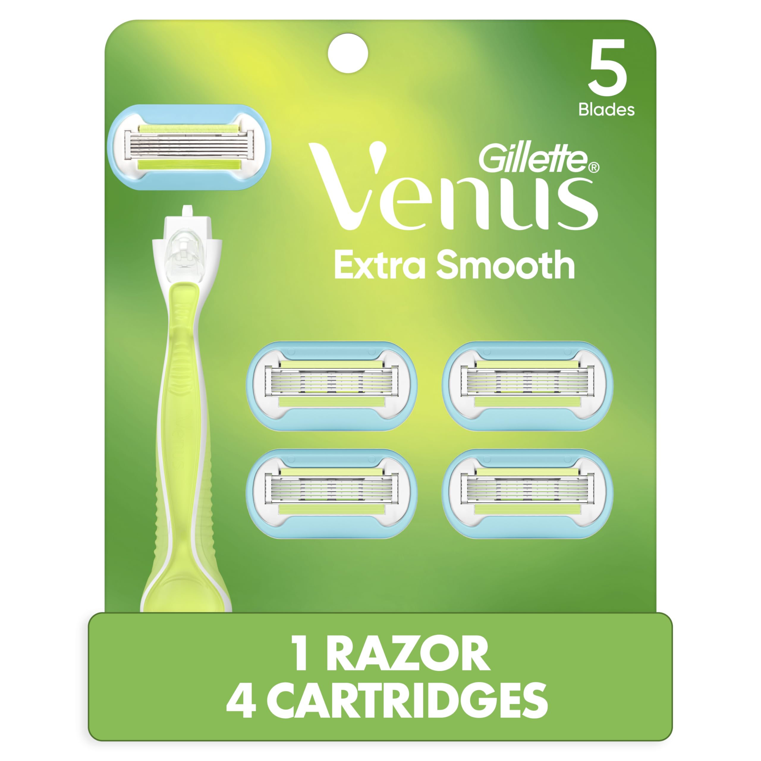 Foto 2 pulgar | Recambios Gillette Venus Con Mango De Maquinilla De Afeitar Y 4 Cuchillas, Extra Suaves - Venta Internacional.