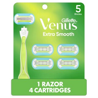 Foto 1 | Recambios Gillette Venus Con Mango De Maquinilla De Afeitar Y 4 Cuchillas, Extra Suaves - Venta Internacional.