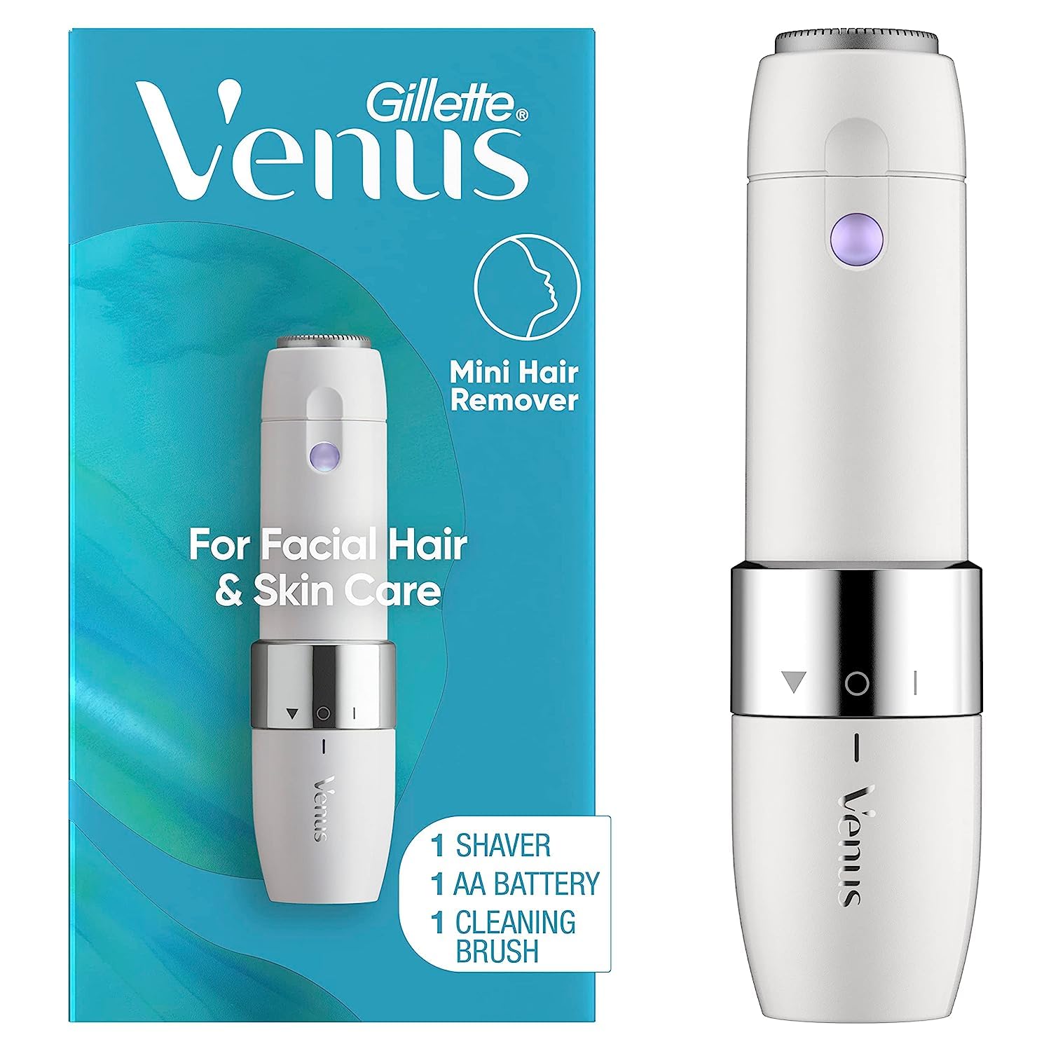 Foto 2 pulgar | Depiladora Facial Gillette Venus Mini Electric para Mujer - Venta Internacional
