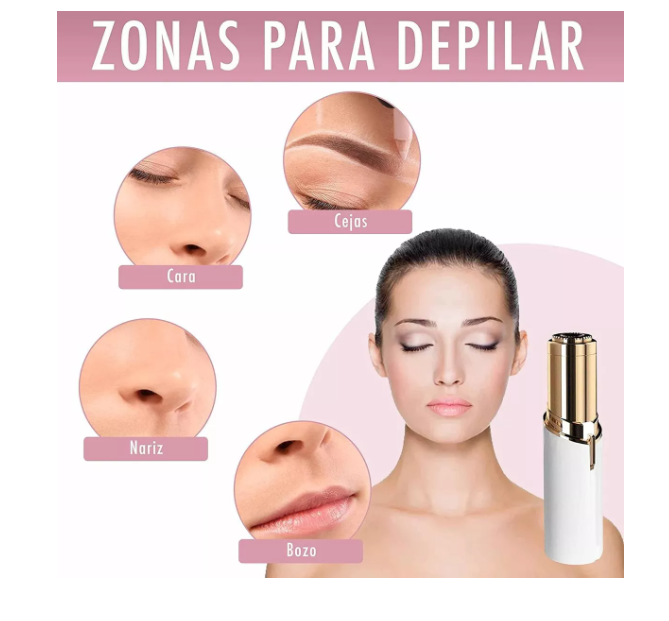 Foto 5 pulgar | Depiladora Facial Wünd Eléctrica Portátil con Luz Recargable - Segura e Indolora