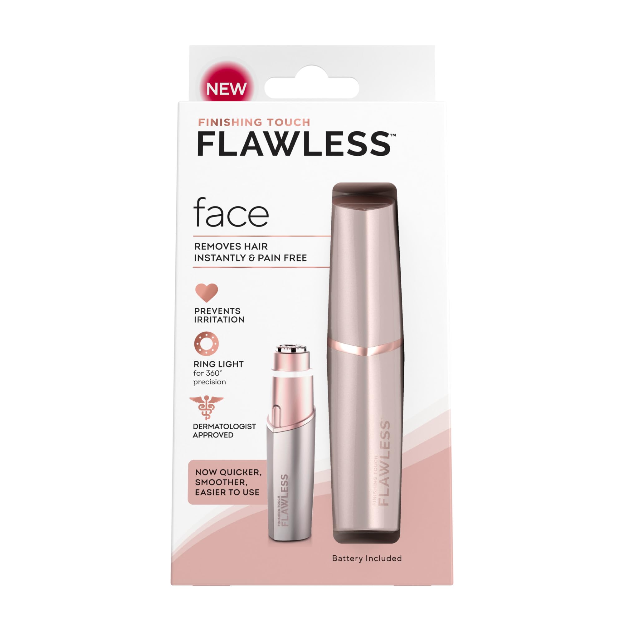 Foto 2 pulgar | Depilador Facial Finishing Touch Flawless Rose Gold - Venta Internacional